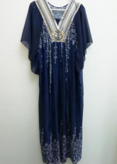 Navy and Gold Eastern Outfit